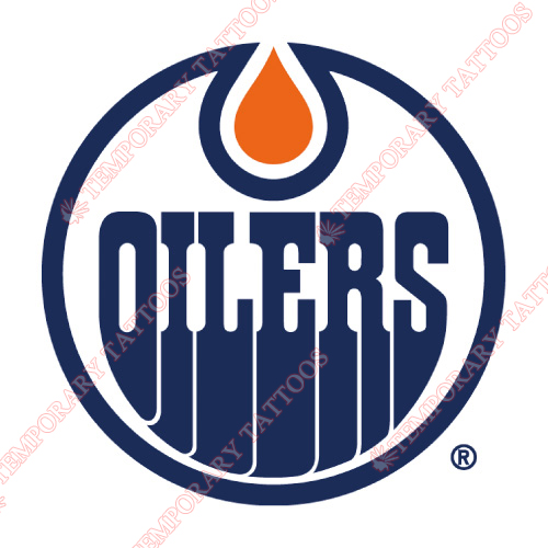 Alberta Oilers Customize Temporary Tattoos Stickers NO.7098